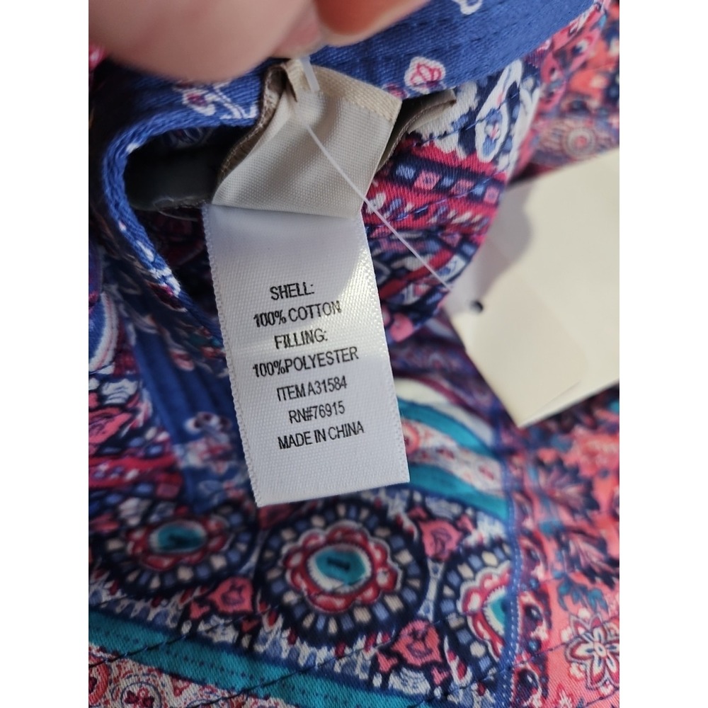 Appleseed's Quilted Patchwork Jacket 3X Floral Co… - image 12